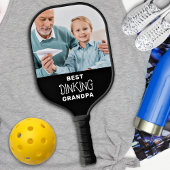Funny Best Pickleball Grandpa Persoonlijk 2 Foto Pickleball Paddle