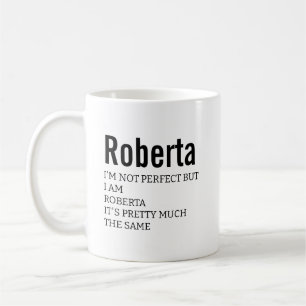 Funny Best Sarcastic Roberta Definition Gift Koffiemok