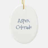 Funny Best ski trip ooit! Gebroken arm in een Cast Keramisch Ornament (Achterkant)