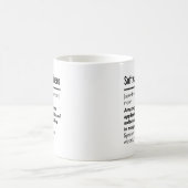 Funny Best Software Engineer Definition Gift Koffiemok (Center)