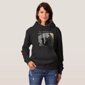 Funny Best Tired mam Cute Dog Black Hoodie (Voorkant volledig)