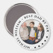 FUNNY BESTE DAD VAN PAR GOLF VADERDAG FOTO MAGNEET (Voorkant / Achterkant)