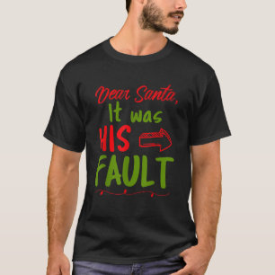 Funny Beste kerstman Naughty Elf Famil T-shirt