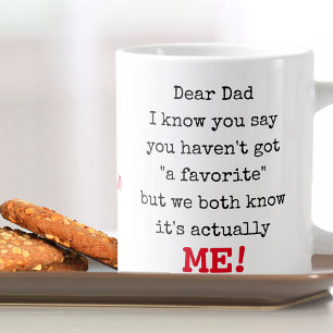 Funny Beste papa Typwriter Typografie Grote Koffiekop