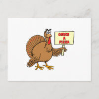 Funny Bestel een Pizza Thanksgiving Turkije