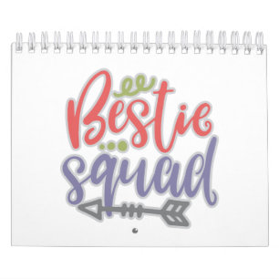 Funny Bestie Squad je vriendschapsoffertes Kalender