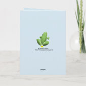 Funny betreurt Relatie card Bedankkaart (Achterkant)