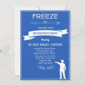 Funny bevriezing politieontslag kaart (Voorkant)