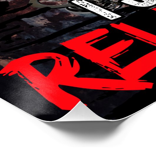 Funny Beware of Dog Poster – Guard Dog Wall Art (Hoek)