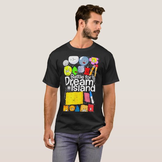 Funny Bfdi-battle For Dream-island Kids Graphic Bo T-shirt (Voorkant volledig)