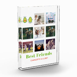 Funny BFF FOTO COLLAGE Gift Personalized AVOCADO