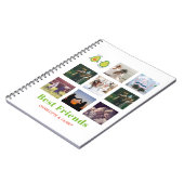 Funny BFF FOTO COLLAGE Gift Personalized AVOCADO Notitieboek (Linkerzijde)