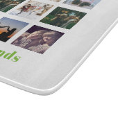 Funny BFF FOTO COLLAGE Gift Personalized AVOCADO Snijplank (Hoek)