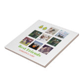 Funny BFF FOTO COLLAGE Gift Personalized AVOCADO Tegeltje (Zijkant)