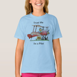 Funny Bi-Plane Pilot Shirt