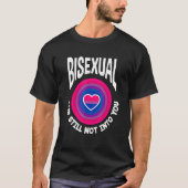 Funny Bi Pride Flag Bisexual T-shirt (Voorkant)