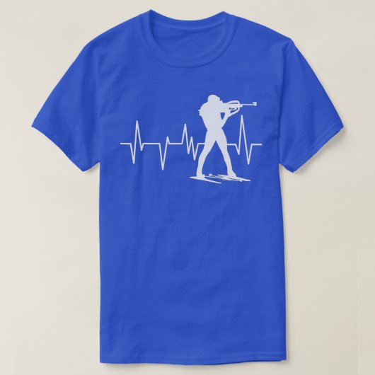 Funny Biathlon Winter Ski Skiing Fun Lovers (5) T-shirt (Design voorkant)