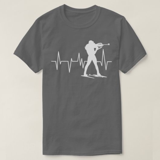 Funny Biathlon Winter Ski Skiing Fun Lovers (5) T-shirt (Design voorkant)