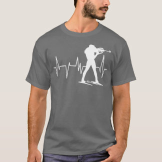 Funny Biathlon Winter Ski Skiing Fun Lovers (5)  T-shirt