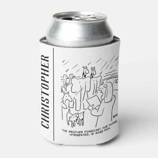 Funny Bible Study of Biblical Story of Noah's Ark Blikjeskoeler (Blikje Voorkant)