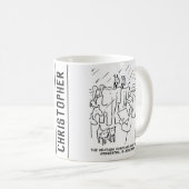 Funny Bible Study of Biblical Story of Noah's Ark Koffiemok (Voorkant rechts)