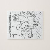 Funny Bible Study of Biblical Story of Noah's Ark Legpuzzel (Horizontaal)