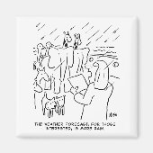 Funny Bible Study of Biblical Story of Noah's Ark Magneet (Voorkant)