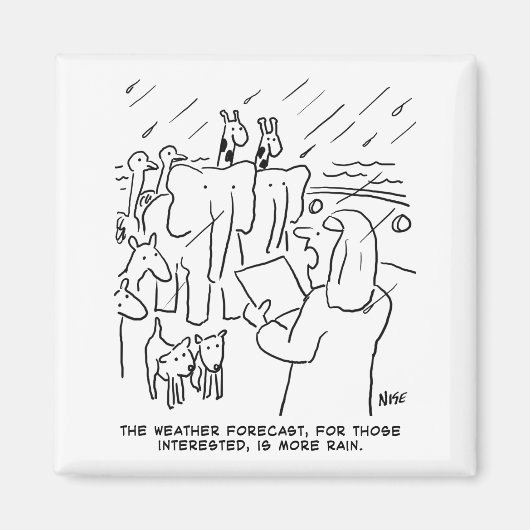 Funny Bible Study of Biblical Story of Noah's Ark Magneet (Voorkant)