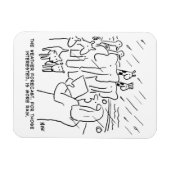 Funny Bible Study of Biblical Story of Noah's Ark Magneet (Horizontaal)