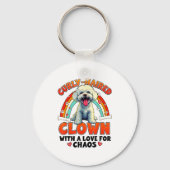 Funny Bichon Frise Design For Dog Lover  Sleutelhanger (Voorkant)