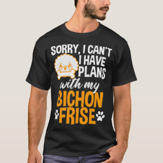 Funny Bichon Frise T-shirt voor de eigenaars van D