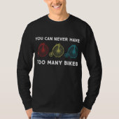 Funny Bicycle  Antiek Fietser Gift T-shirt (Voorkant)