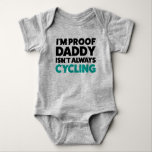 Funny Bicycle Cycling Jersey Bodysuit Baby<br><div class="desc">Verwacht je een klein buitenganger die van het fietsen met papa zal houden?! Wat een perfect shirt! Dit fietsende shirt wordt gemaakt door White Buffalo Outdoorn'. Mijn missie is het bevorderen van de manier van leven buitenshuis, met de nadruk op jacht, visserij en vangst met vallen. Vergeet niet onze volledige...</div>