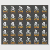 Funny Bicycle "Life Behind Bars" Cyclist Cycling Cadeaupapier (Vlak)