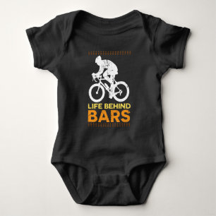 Funny Bicycle "Life Behind Bars" Cyclist Cycling Romper