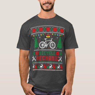 Funny Bicycle Mechanic Ugly KerstSweaters T-shirt