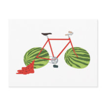 Funny Bicycle met Watermeloen Wheels