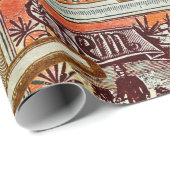 Funny  Bicycle Sperm Oil Antiek tin can Cadeaupapier (Rol Hoek)