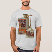 Funny Bicycle  Sperm Oil Cans Bicycling T-shirt (Voorkant)