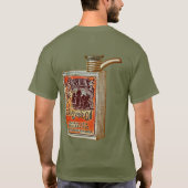 Funny Bicycle  Sperm Oil Cans Bicycling T-shirt (Achterkant)