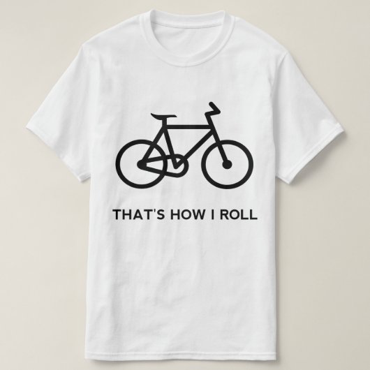 Funny Bicycle T-shirt (Design voorkant)