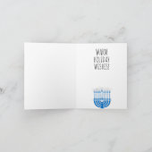 Funny Biden Hanukkah Kaart (Binnen)