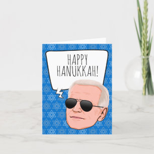 Funny Biden Hanukkah Kaart