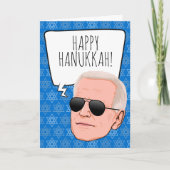 Funny Biden Hanukkah Kaart (Voorkant)
