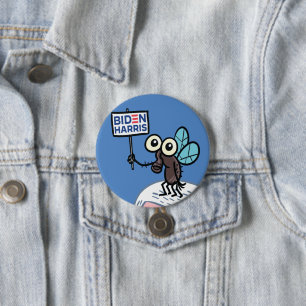 Funny Biden Harris Fly 2020 Presidentiële verkiez Ronde Button 7,6 Cm