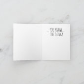 Funny Biden Harris-kerstkaart Kaart (Binnen)