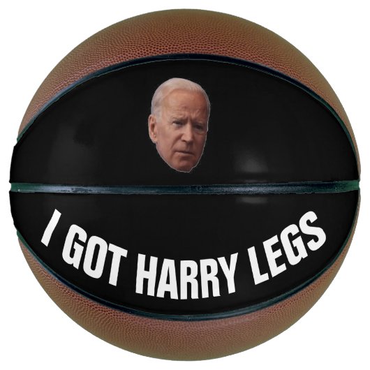 FUNNY BIDEN IK HEB HARRY LEGS Basketballen (Voorkant)