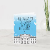 Funny Biden Kerstmis: Alles wat ik wil voor Kerstm Kaart (Voorkant)