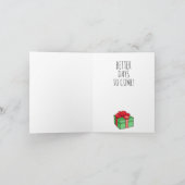 Funny Biden Kerstmis: Laat het Joe zijn Kaart (Binnen)