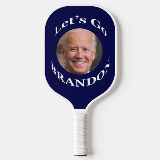 Funny Biden Let's Go Brandon Pickleball Paddle (Voorkant)